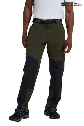 Mountain Warehouse Green Forest Mens Water-Resistant Trekking Marinbl Trousers (Q61207) | £64