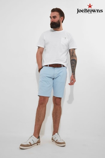 Joe Browns Blue Washed Chino Shorts (Q61288) | £40