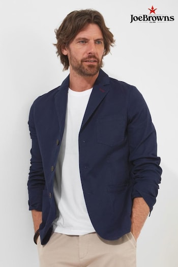 Joe Browns Blue Classic Navy Twill Workwear Blazer (Q61313) | £74