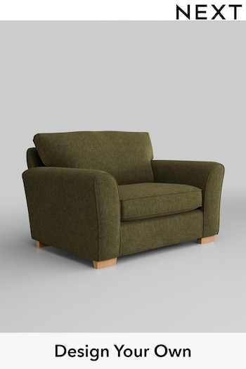 Luxe Chenille Weave/Dark Moss Green Michigan Ii (Q61735) | £525 - £2,175