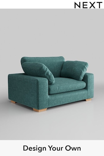 Plush Chenille/Dark Teal The Snuggle Grand (Q61967) | £599 - £3,499