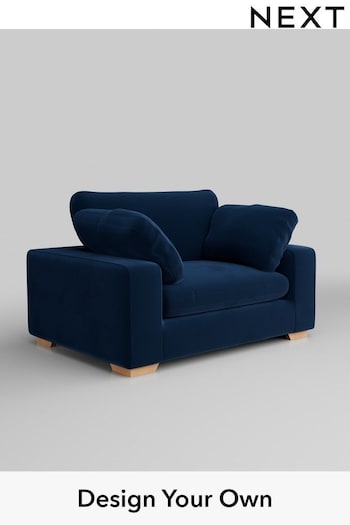 Plush Velvet Easy Clean/Navy The Snuggle Grand (Q61983) | £599 - £3,499