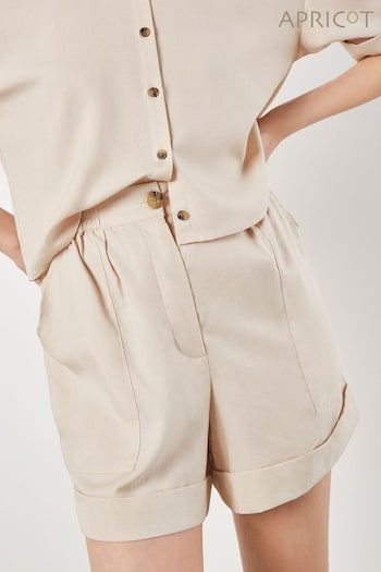 Apricot Natural Paperbag Shorts (Q62334) | £35