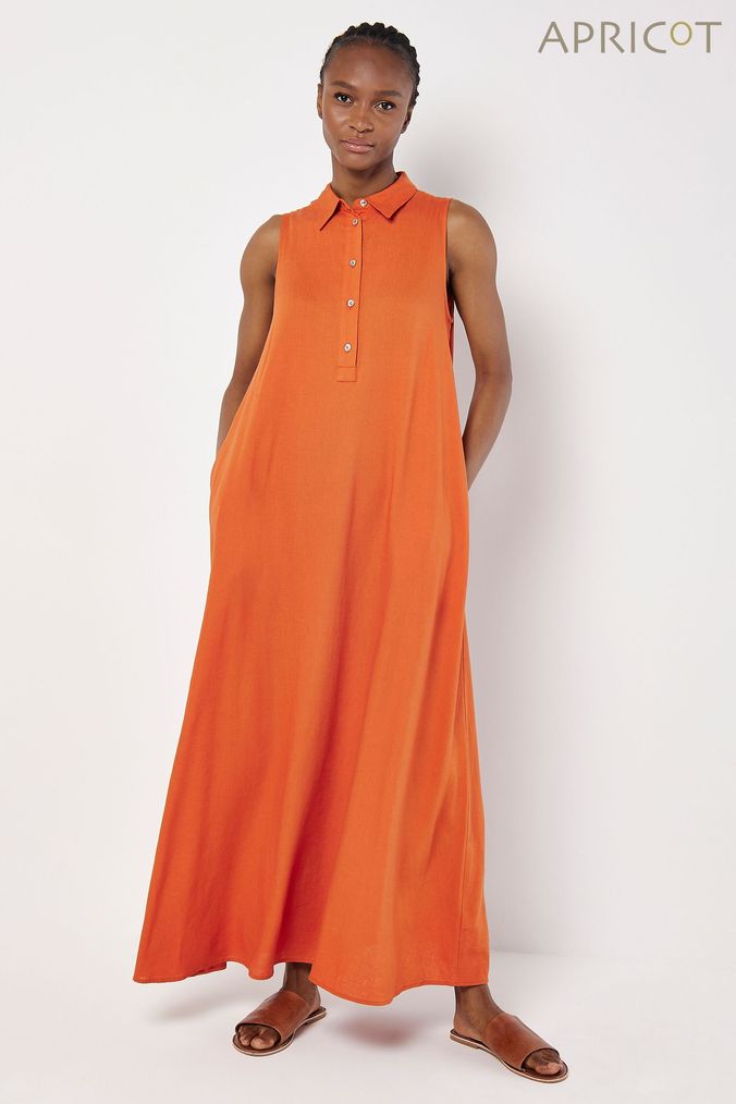 Apricot maxi dress best sale