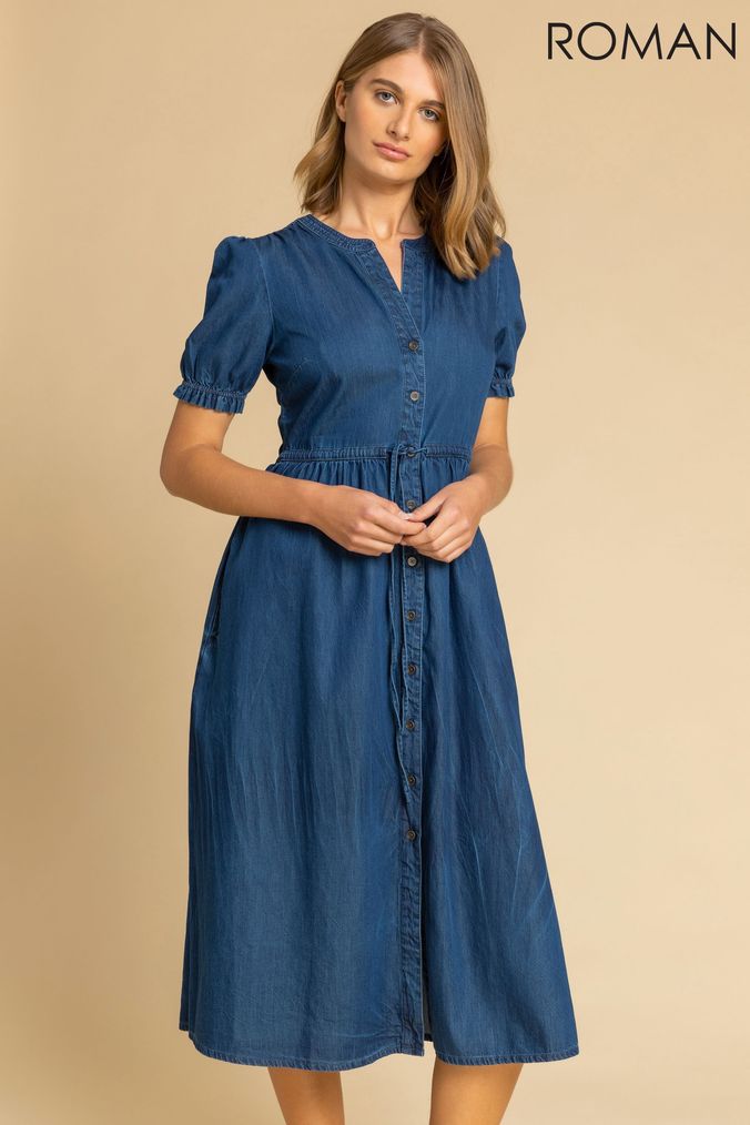 Roman originals denim dress store