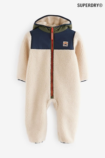 Superdry Beige Sherpa Snowsuit (Q63063) | £42