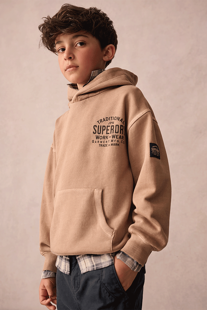 Kids superdry hoodie cheap