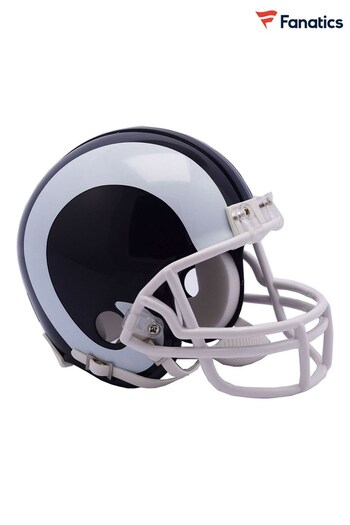 Fanatics Los Angeles Rams Riddell VSR4 Mini Throwback Black Helmet 1965-72 (Q63273) | £30