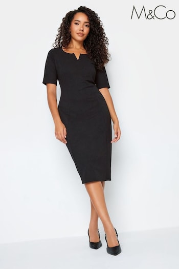 M&Co Black Scuba Dress (Q63325) | £34