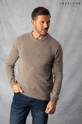 Lakeland flare Clothing Cream British Lambswool Crew Neck Jumper (Q63374) | £80