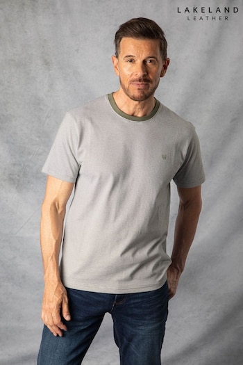 Lakeland Clothing Grey Striped T-Shirt (Q63382) | £25