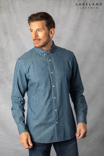 Lakeland Clothing Blue Harrison Denim Shirt (Q63444) | £50