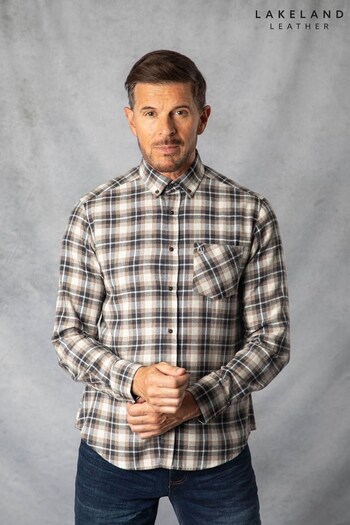 Lakeland Clothing Grey Edward Check Shirt (Q63460) | £45