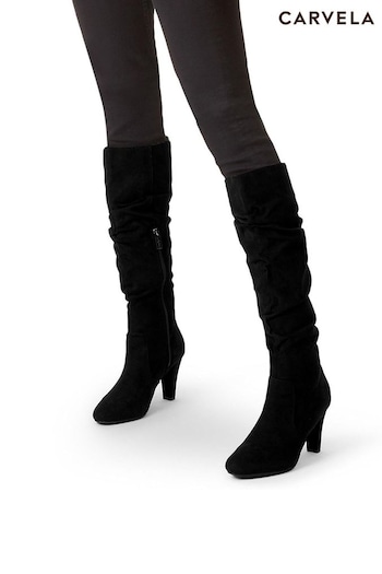 Carvela Comfort Tampa Black Boots tal (Q63490) | £119