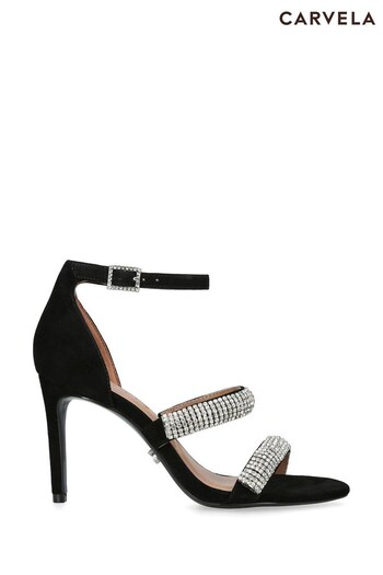 Carvela Amalfi Black Sandals (Q63496) | £159