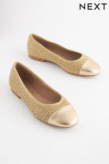Natural Extra Wide Fit Forever Comfort® Ballerinas Desire Shoes (Q63648) | £24