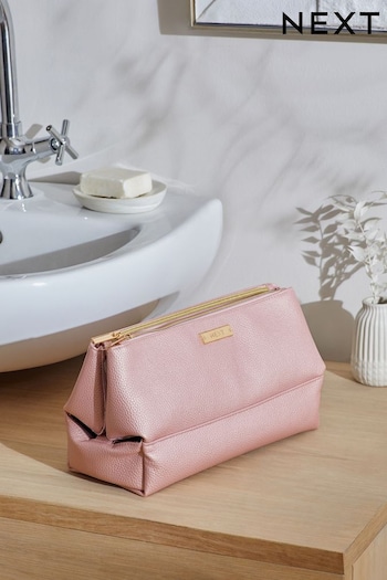 Faux Leather Make-Up Bag (Q63868) | £16