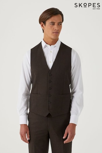 Skopes Harcourt Brown Suit Waistcoat (Q64065) | £49