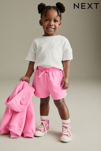 Fluro Pink Shorts Bluza Jogger Shorts Bluza (3mths-7yrs) (Q64225) | £5 - £7