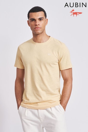 Aubin Hampton Cotton Linen T-Shirt (Q64306) | £39