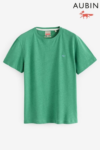 Aubin Hampton Cotton Linen T-Shirt (Q64307) | £39