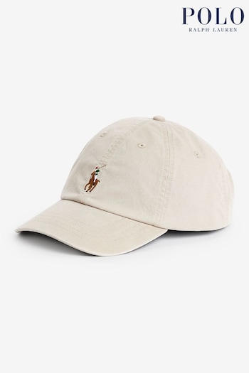 Polo caps Ralph Lauren Stretch-Cotton Twill Logo Ball Cap (Q64571) | £75