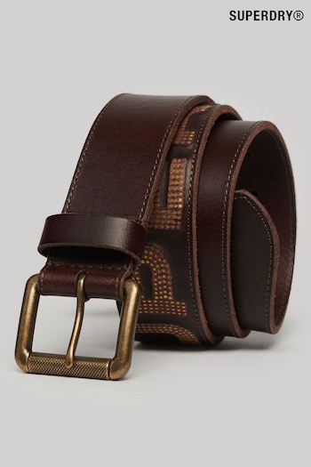 Superdry Natural Vintage Branded Belt (Q64604) | £30
