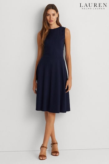 Lauren Ralph Lauren Blue Charley Ponte Dress (Q64662) | £189