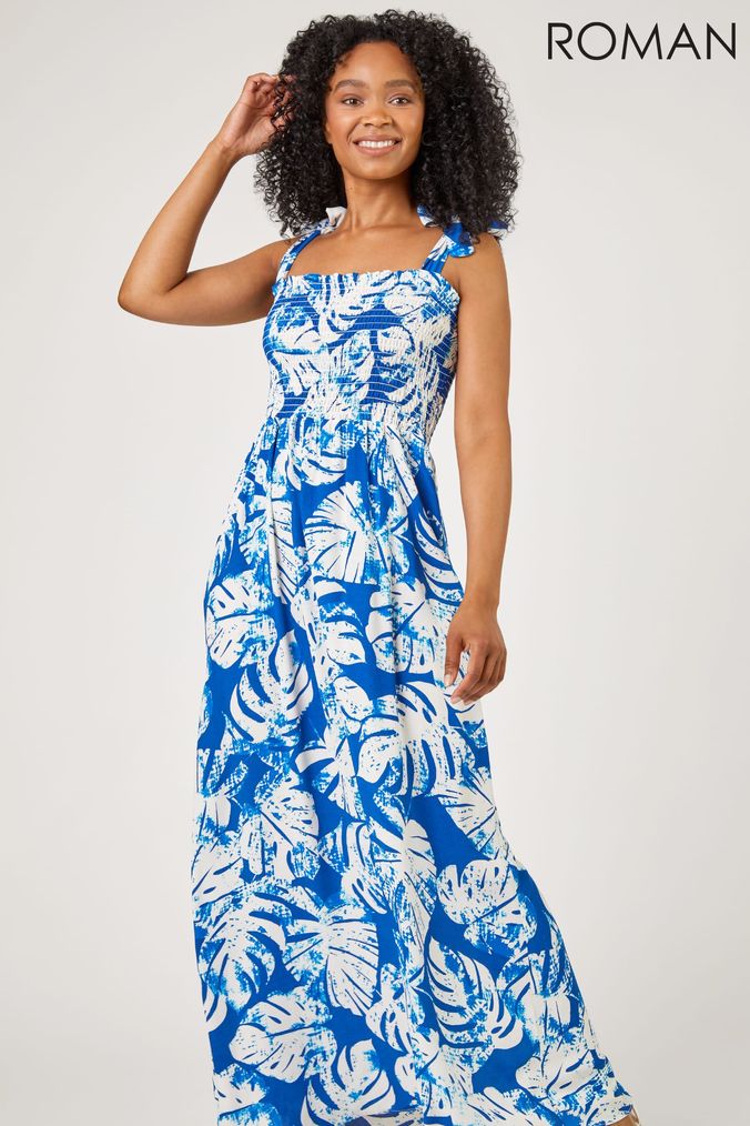 Roman maxi store dress