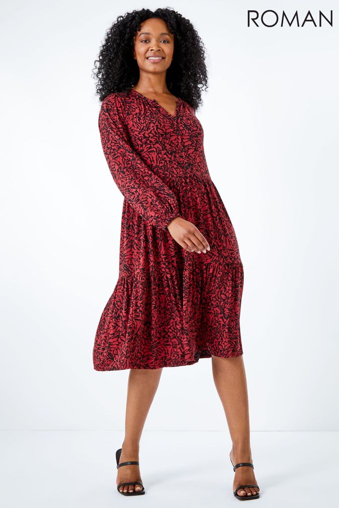 Next red leopard sales dress