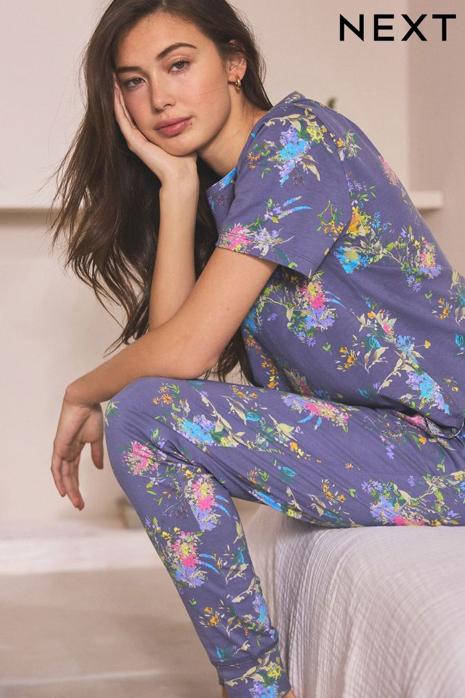 Buy Women s Petite Pyjamas Short Sleeve Long Nightwear Online OnlinenevadaShops