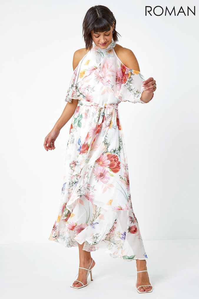 Next white floral dress shop