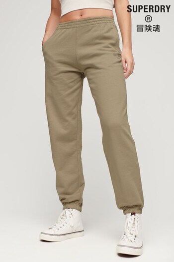 Superdry Light Brown Embroidered Boyfriend Joggers (Q65311) | £55