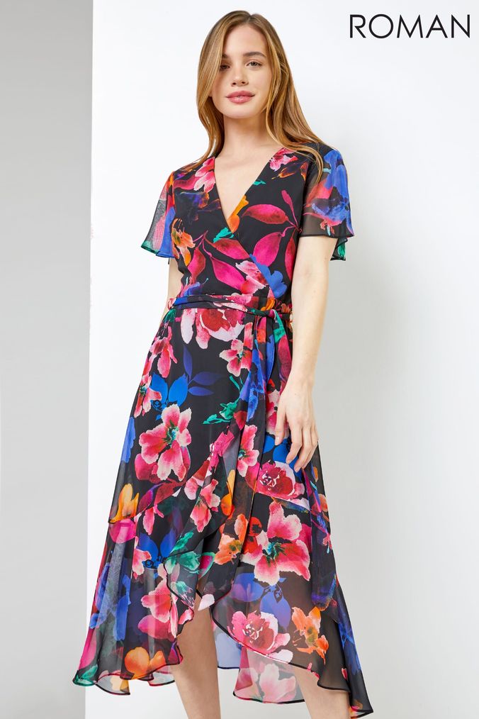 Roman on sale petite dresses