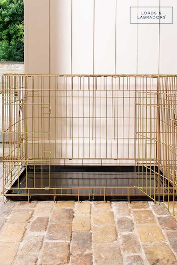 Lords and Labradors Gold Heavy Duty Deluxe Dog Crate (Q65661) | £70 - £110