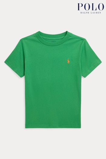 Polo Ralph Lauren Cotton Jersey Crewneck T-Shirt (Q65855) | £42 - £45