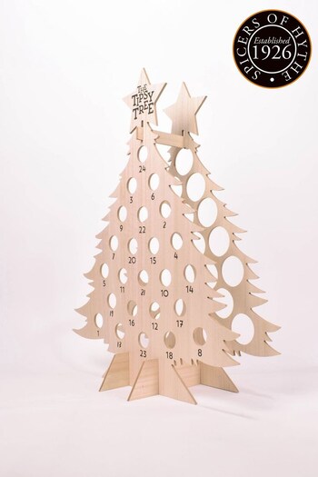 Spicers of Hythe Tall Tipsy Tree - Fill Your Own Advent (Q65909) | £53