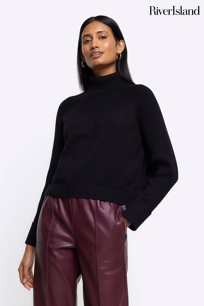 Turtle neck top jumper river island