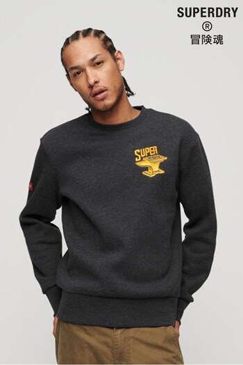 Superdry Black Workwear Trade Sweatshirt (Q66050) | £55