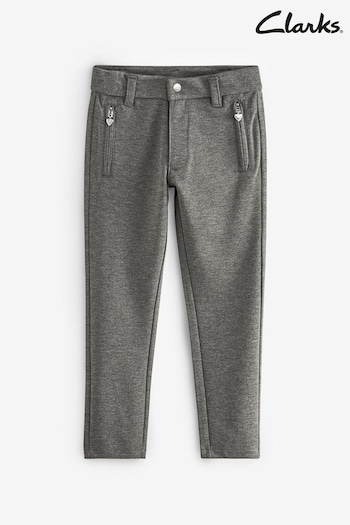 Clarks Grey School Ponte Trousers (Q66233) | £15 - £19