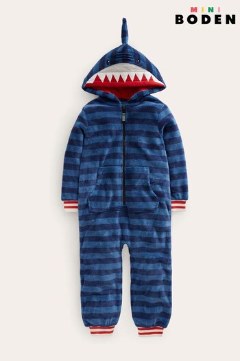 Boden Blue Cosy Fleece All-In-One (Q66271) | £34 - £39