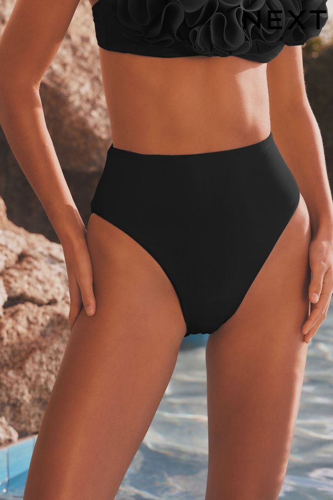 High Waisted Bikinis High Waisted Bikini Briefs Next UK