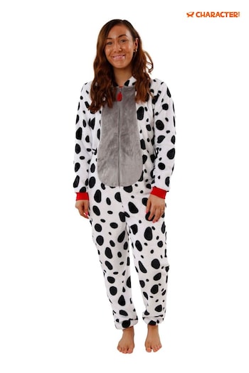 Character White Adults 104 Dalmations Onesie (Q66361) | £39