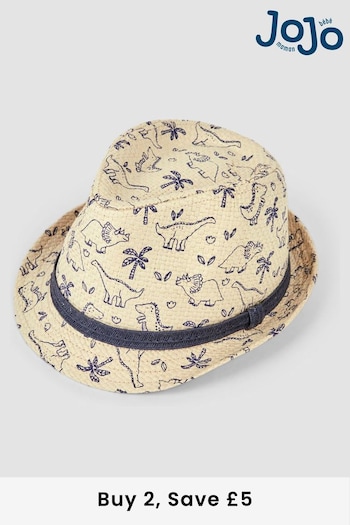 JoJo Maman Bébé Cream Trilby Hat (Q66364) | £15