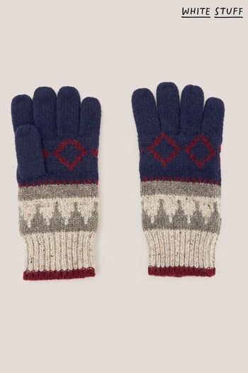 White Stuff Grey Chunky Wool Gloves (Q66398) | £35