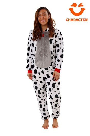Character White Adults 101 Dalmations Onesie (Q66434) | £39