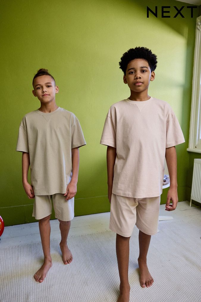 Boys short cheap sleeve pjs
