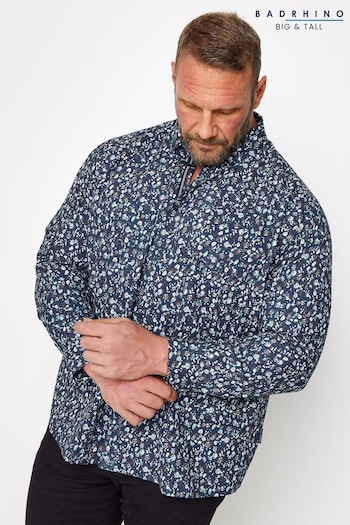 BadRhino Big & Tall Blue Poplin Shirt (Q66640) | £30