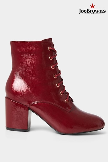 Joe Browns Red Love Letter Patent Boots (Q66697) | £64