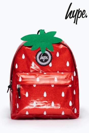 Hype. Unisex Red Strawberry Backpack (Q66722) | £35